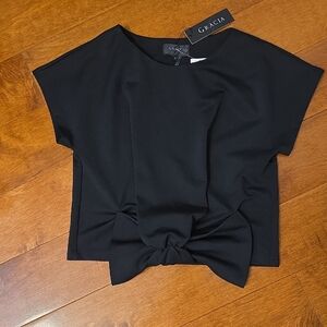 Gracia Elegant Black Blouse